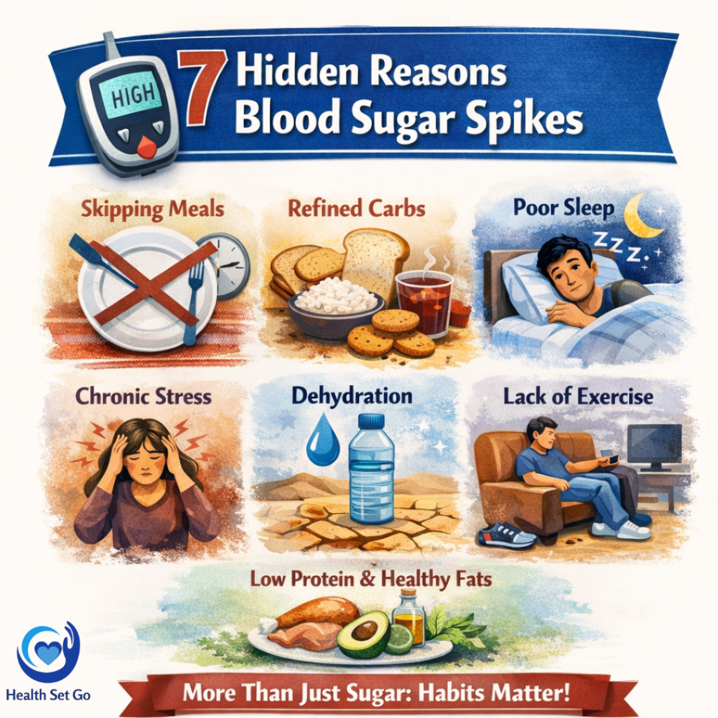 7 hidden reasons blood sugar spikes